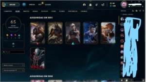 Conta LOL quase todos os Champions! - League of Legends