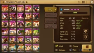 Summoners wars - LD Cadiz / Tricaru + Dot / 18 nat5* / 70 6*