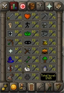 CONTA RUNESCAPE OLD OSRS