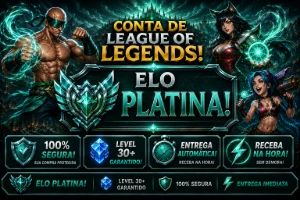 Conta Lol Platina, 13 Skins, 1 Mítica, Honra 5, Lvl 39 - League of Legends