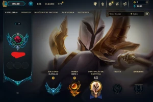 Conta Lol Platina, 13 Skins, 1 Mítica, Honra 5, Lvl 39 - League of Legends
