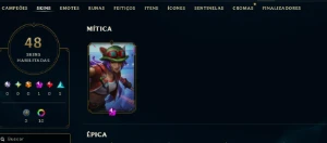 Conta Lol Platina, 13 Skins, 1 Mítica, Honra 5, Lvl 39 - League of Legends