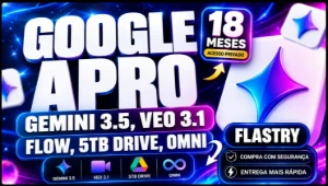 Google Gemini Ai Pro 18 Meses - Privado Garantia 30 dias - Inteligência Artificial