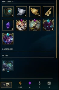 Conta com 76 Champions e 30+ Skins Unranked - League of Legends LOL