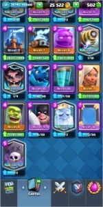 Conta clash royale baratinha