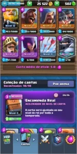 Conta clash royale baratinha