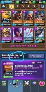 Conta clash royale baratinha