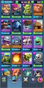 Conta clash royale baratinha