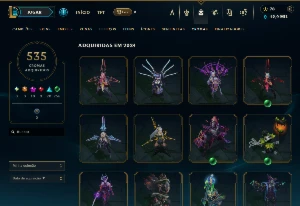 Conta League of Legends com todas as skins + Wild Rift Vincu LOL