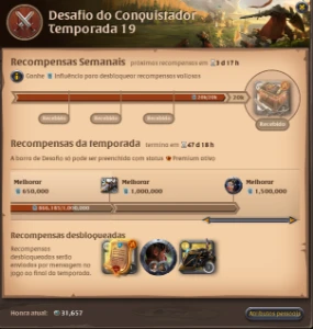 Desafio Do Conquistador - Albion Online