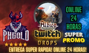 Twitch Drops - Albion Online - Vários Drops diferentes - Onl