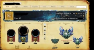 Conta Diamante 1 League of Legends S7 BR LOL
