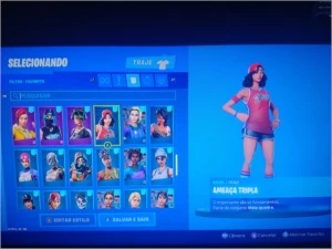 Conta Fortnite +100 Skins compradas + salve o mundo!