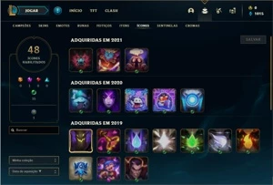 Conta bronze 4 com 35 Champs e 10 Skins - League of Legends LOL