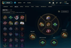 Conta bronze 4 com 35 Champs e 10 Skins - League of Legends LOL