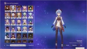 ACC Genshin Impact PS4 - AR49 (Hu Tao, Ganyu...)