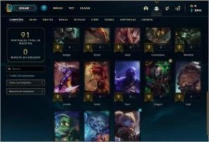 Conta Gold 1 - League of Legends LOL