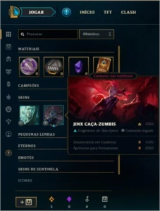 Conta Gold 1 - League of Legends LOL