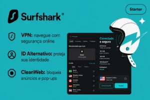 🦈Surfshark VPN Dispositivos Ilimitados - 2 Meses - Assinaturas e Premium