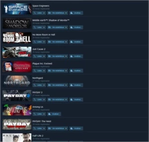 Conta Steam de 8 anos com 60 jogos
