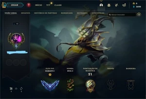 Conta d1 smurfassa perfeita pra rushar, sem email verificado - League of Legends LOL