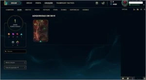 Conta LoL Diamante IV 2019 Smurf - 79V e 41D - League of Legends