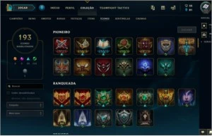gold 4 (platina s7 e s8) 134 skins [todos os dados] - League of Legends LOL