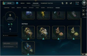 gold 4 (platina s7 e s8) 134 skins [todos os dados] - League of Legends LOL