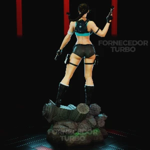 Lara Croft 3D - Arquivo .Stl Para Impressão 3D - Outros