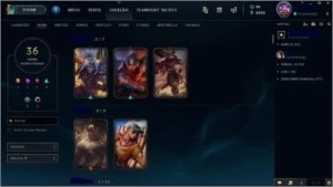 Vendo conta Prata IV com varias Skins - League of Legends LOL