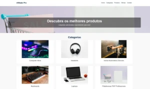 Afiliado Pro Um sistema de loja de afiliados - Sites, Lojas e Sistemas Prontos Sites e Scripts