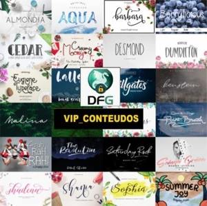 Super pacote 10 mil fontes - Serviços Digitais