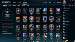 Conta LoL Diamante Solo&Flex+133Campeões +98Skins +144Ícones - League of Legends