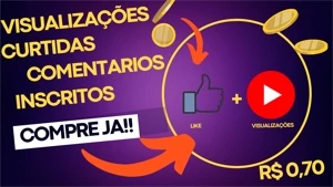 Like + Visualizações  Youtube compre ja!! - Redes Sociais