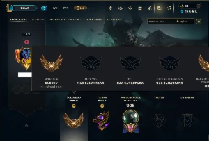 Ouro 4 com 80 Champs e 49 Skins ( ADC / TOP )