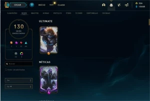 Conta platina 4 todos campeões - League of Legends LOL