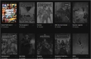 Conta da epic com skins no fort e jogos pagos - Fortnite