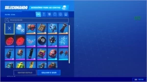 Conta da epic com skins no fort e jogos pagos - Fortnite