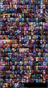 Conta plat 4 COM 406 skins - League of Legends LOL