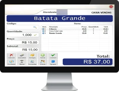Sistema GrandChef para delivery pdv frente de caixa - Outros