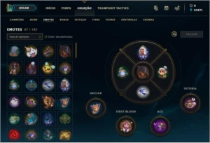 Conta de lol platina 1 - League of Legends