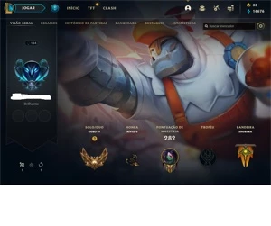 Conta de lol barata com bastante coisa - League of Legends