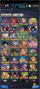 conta nova db legends com jiren 6☆  bills 14☆ e blue boys 6☆ - Outros