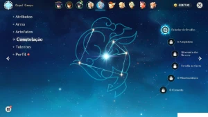 AR55 - Zhong C1, Ganyu C1, Venti C1, Andarilho, Hutao, Raide - Genshin Impact