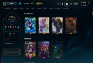 Conta LoL | 283 Skins | 6.8k RP | Lux elementalista c/ borda - League of Legends