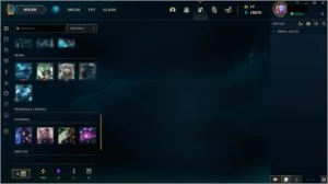 Conta com 174 skins, muitas prestígio - League of Legends LOL