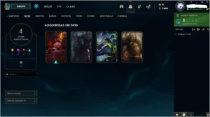 conta smurf PLATINA 3 - League of Legends LOL
