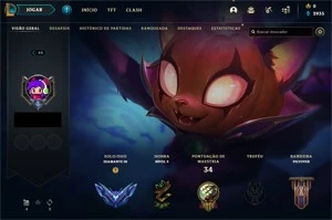 CONTA LOL DIAMANTE III SOLO - League of Legends