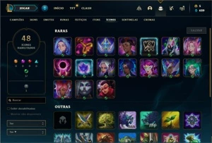 Conta ouro 2 com 26 Champs e 11 Skins - League of Legends LOL