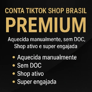 TikTok Shop Brasil ativo Sem DOC Conta engajada - Outros
